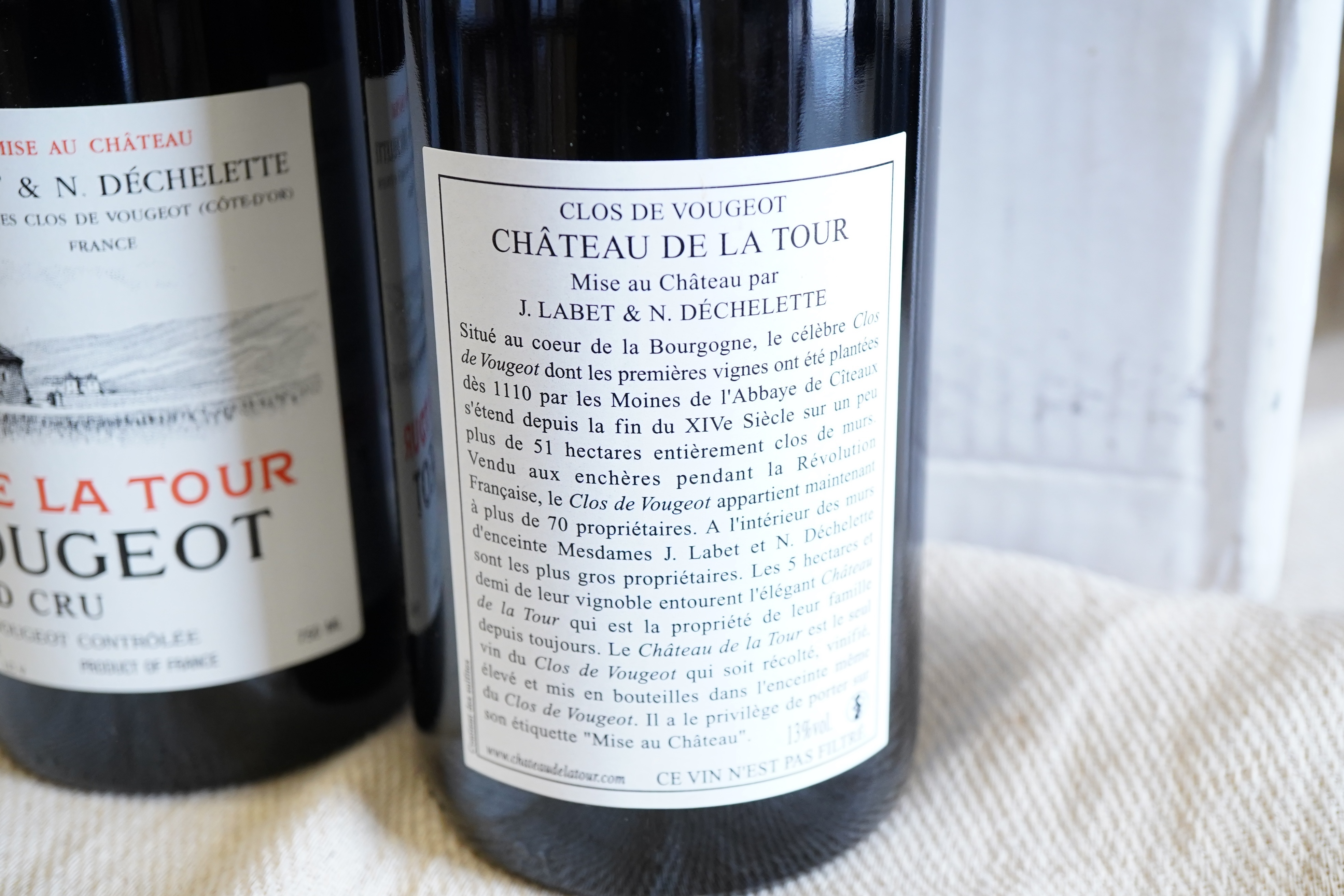 Labet & Dechelette, Château de La Tour, Clos de Vougeot Vieilles Vignes Grand Cru, 2008